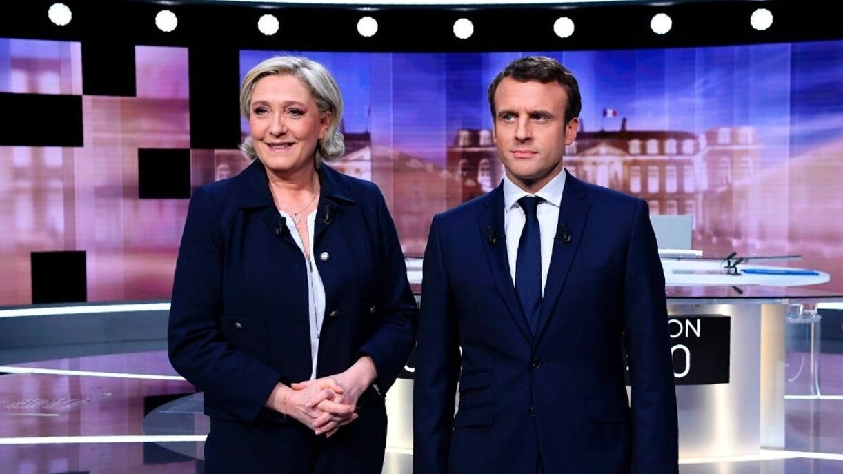 2022 04 08 Le Pen Macron peiling Cropped