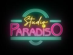 Studio paradiso neon on black