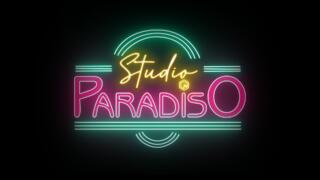 Studio paradiso neon on black