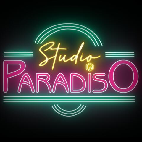 Studio paradiso neon on black